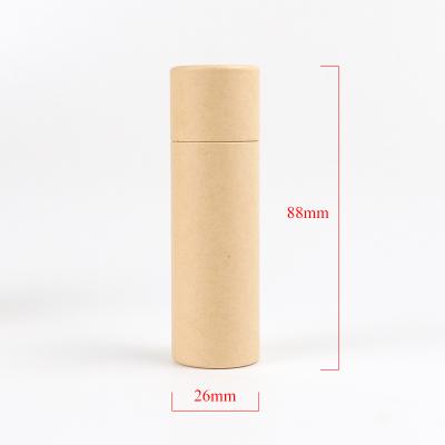 China Wholesale Biodegradable Round Kraft Paper Tube Packaging For Tea Cardboard Biodegradable Paper Tube for sale