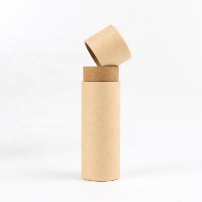 China QSS Biodegradable Biodegradable Cardboard Lift Up Paper Tube For Air Freshener Packaging Paper Lip Balm Container Tubes for sale