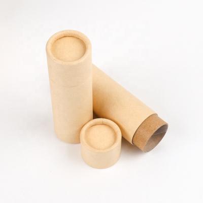 China QSS Biodegradable Eco Friendly Cosmetic Kraft Paperboard Packaging Containers Paper Tubes for sale