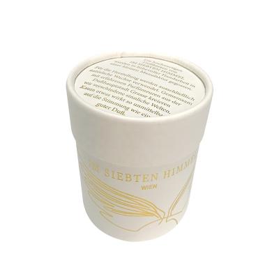 China QSS Biodegradable Recycled Customized Round Waterproof Hair Wax Cream Packaging Waterproof Paper Cardboard Cosmetic Paper Tube for sale