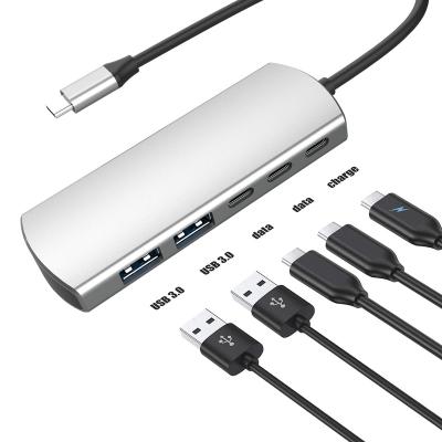 China Mobile Phone Types / Hot Computer OEM Amazon Amazon USB3.1 Gen1 Port High Speed USB Type C Hub For Windows for sale