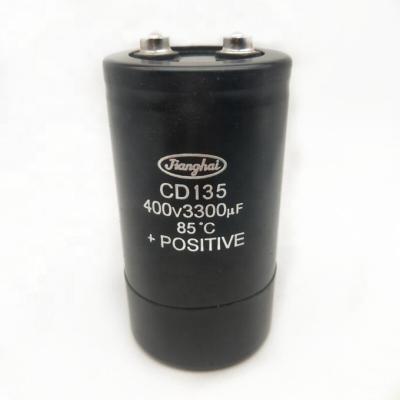 China High Quality Large Capacitor 3300uF 400V CD135 Electrolytic Capacitor CD135 for sale