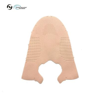 China Fashion high elastic style OEM polyester yarn red multicolor ladies ruffle for knitting upper running shoes material for sale