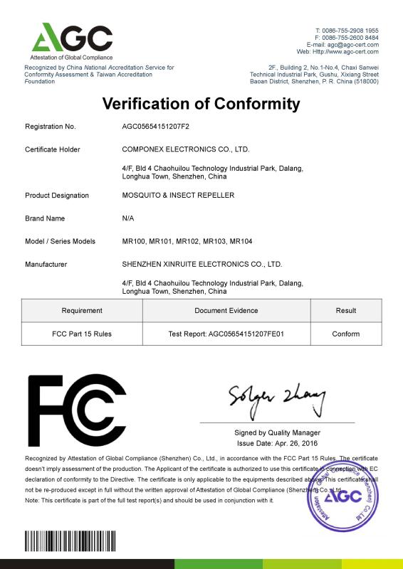 FCC - Componex Electronics Co.,Ltd
