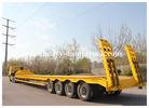 China Strong Semi Low bed Trailer Truck 4 Axles 120 Tons heavy duty utility trailer with warranty for sale