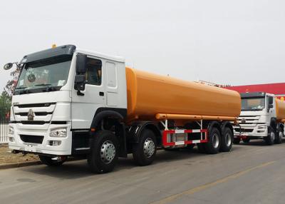 China SINOTRUK HOWO 8x4 Horsepower 371Hp Engine Oil Tank Truck , Oil Tanker Trailer 30m³ / H Pump Flow for sale
