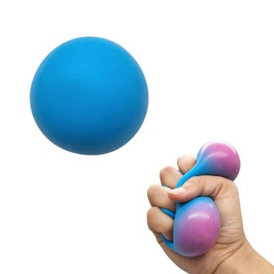 China Amazon 2021 Non-Toxic Kids Toys Children Anti Strain Toy Fidget Soft Rainbow Flour Filled Vent Ball Squishy Toy for sale