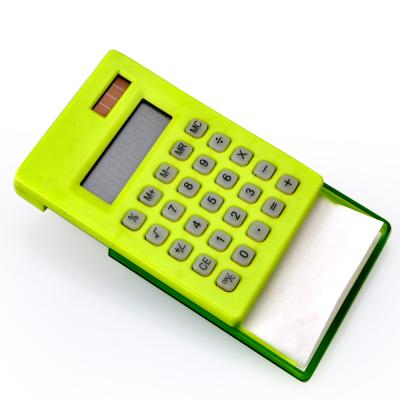China Small Basic Cute Calculator 8 Digit Calculator General Purpose Stationery Calculator Solar Power Notepad Calculator for sale