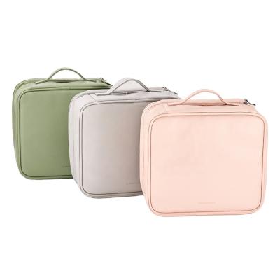 China 100% ISO Sedex FAMA Eco-friendly Blast BSCI Makeup Storage Bag Multifunctional Private Labels Make Up Cosmetic Bag PU Travel Bag for sale
