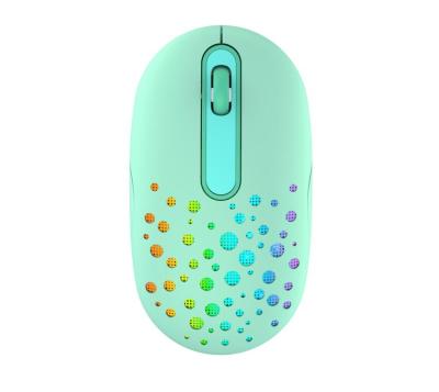 China Weyes 2.4g Wireless Mouse RGB Light Charging Mute Click 2021 Rechargeable Wireless Type for sale