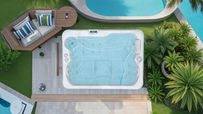 China Spa ao ar livre Relaxar Piscina Jardim Lazer Massagem Banheira de hidromassagem à venda