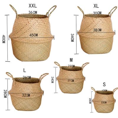 China Woven Basket Stored For Flower Jute Spliced Plant Plankton Plant Basket Storage Modern Woven Basket for sale