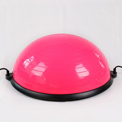 China Wholesale Gym Pilates Gravity Ball Mini 58cm Fitness 2021 Sporting Goods Balance Massage Penalty Ball Practice Hemisphere Yoga Ball Trainer for sale