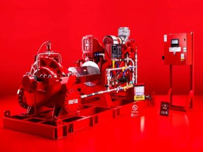 China UL FM Diesel Engine Fire Pump Set Horizontal Split Case Fire Fighting Pumps for sale