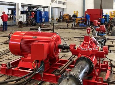 China NM Fire UL / FM 500 GPM Electric End Suction Fire Pump with Eaton Control Panel for sale