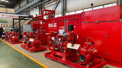 China 750GPM 196PSI UL Split Case Centrifugal Pump For Fire Fighting horizontal split case pump for sale