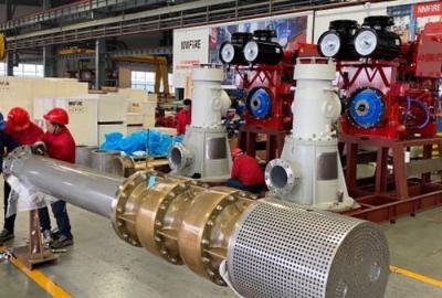 China UL Listed Vertical Turbine Pump 3000 GPM @ 182 PSI Fire Fighting Pump with Diesel Engine for sale