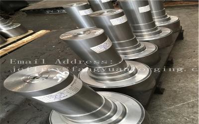 China Alloy Steel Forged Round Bar Blanks 18CrNiMo7-6 Forged Shaft for sale