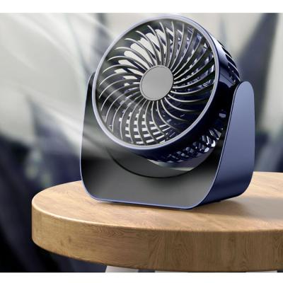 China Portable Rechargeable Hotel Usb Fan Mini Desktop Clip Fan 360 Degree 3 Speed Quiet With Quiet High Wind Rotation For Home Bedroom for sale