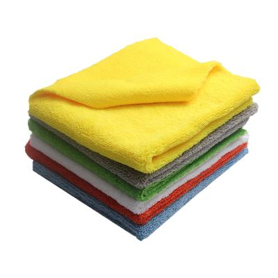 China Single Cheapest Absorbent Drying Polishing Car Detailing Edgeless Towel for sale
