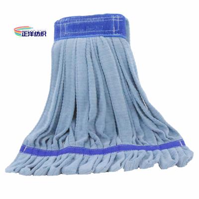 Китай влажный очищая Mop трубки Microfiber конца петли среднего размера Mop 14oz голубой продается