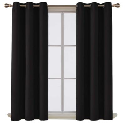 China High Quality 100% Polyester Blackout Blackout Window Curtains For Living Room for sale