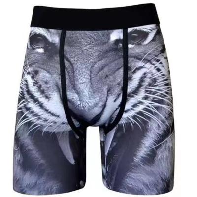 China Logo Boxer Brief Underwear Wholesale Custom Polyester Antibacterial Knit Cuecas Briefs Seamless Women Men's Boxer Briefs DHL Men's FEDEX OEM Anti for sale