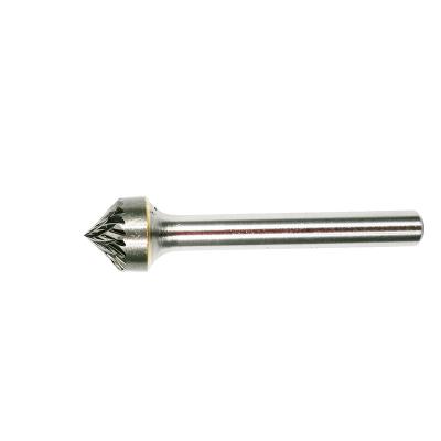 China 60 Degrees Cone Carbide Burr SJ Die Grinder Bits On 1/4″ Shanks for sale