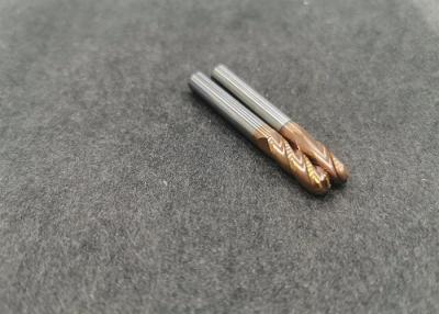 Chine Revêtement de la fraise en bout de carbure de tungstène de nez de la boule HRC45/55/65 ALTIN pour l'acier inoxydable à vendre