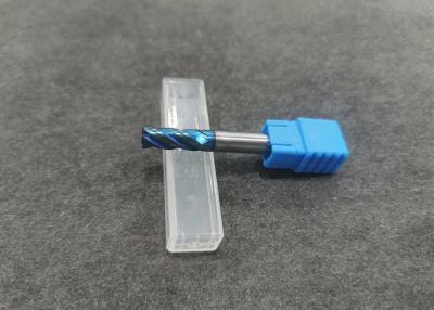 中国 青い上塗を施してある炭化タングステンのエンド ミル、機械裁ちのための炭化物のフライス 販売のため
