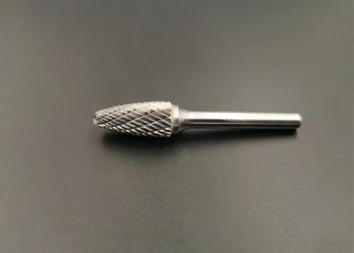 China 25mm Double Cut Rotary Cone Carbide Burr For Grinding / Polishing for sale