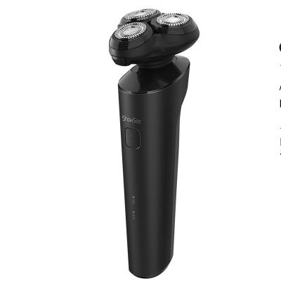 China Men's Electric Razor Three Head Men's Electric Razor Three Head Portable Razor 3D Plating Floating Shaving Razor Black for sale