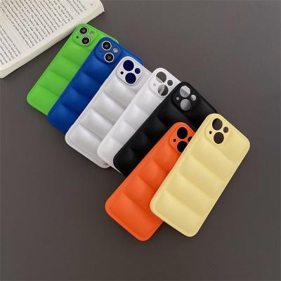 China Stripper Jacket Shockproof Phone Case For iPhone 13 11 12 pro 7 8 plus X XR XS Max Shockproof New Fashion Brand Down Jacket Luxury Back Cover for sale
