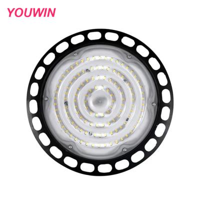 China Indoor Multi Wattage 100w 150w 200w Led High Bay Light Fixture Bright Slim Body Led UFO Lamp for sale