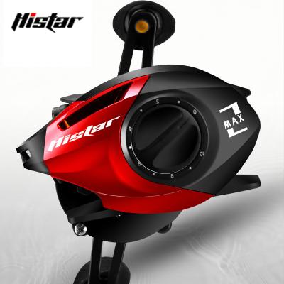China China Wholesale HISTAR 8KG MAX Series Dual Brake System High Speed Baitcasting Spool 6.3:1 Gear Ratio Drag Reel for sale