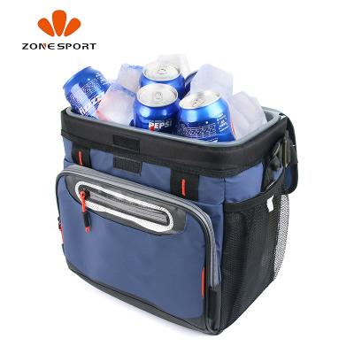 China Waterproof High Quality 30 Can Freeze Cooler Zipperless Bag With HardBody Liner Car Cooler Bag for sale