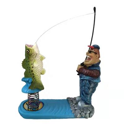 China Creative Resin Folk Fishing Crafts NEW HOWELL Interesting Design As A Gift For Fishing Lover for sale