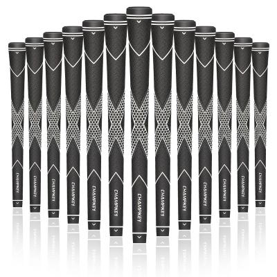 China Rubber Cheap Golf Club Grips Customized Logo Color Weight Golf Rubber Grips for Wood and Iron for sale