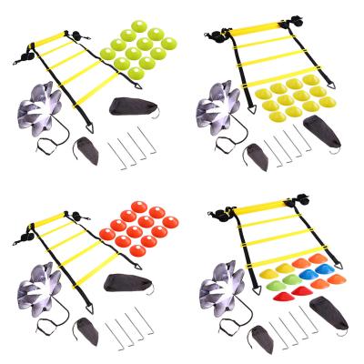 China Foldable Plastic Portable Outdoor Sport Game Speed Cube Ladder Speed Ladder Agility Ladder detacable for sale