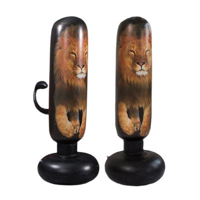 China Durable Custom Kick Boxing Speed Fitness PVC Free Standing Inflatable Sandbag for sale