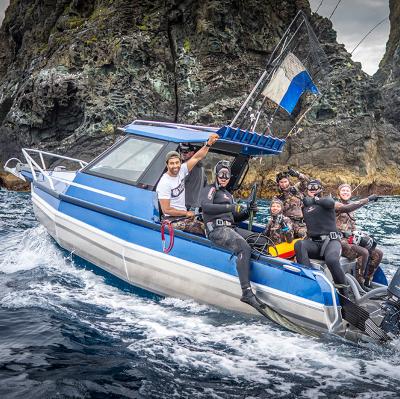 China 6.2m/20ft Durable Aluminum Craft Fishing Boat Bottom /Deep V Speed Outboard Boat With CE Certificate for sale