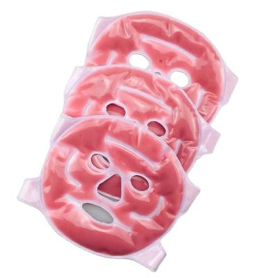 China 2021 Hot Cold Natural Clay Reusable Mud Cooling Face Mask Amazon Plush Anti-Wrinkle For Cold Spa for sale
