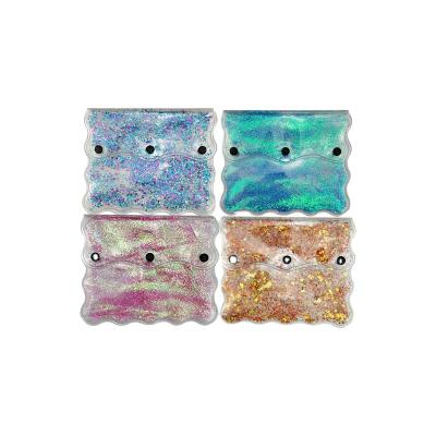 China Popular Waterproof Shinny Glitter Cosmetic Case Liquid Ice Pack Purse In Small Size for sale