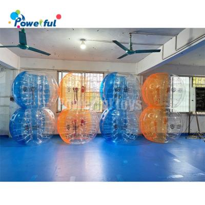 Chine 1.5m human zorbing ball inflatable bumper bubble ball PVC bumper balls for adults à vendre