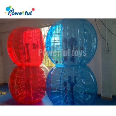 Chine Hot sale Dia1.2m/1.5m/1.8m inflatable bubble ball TPU human zorbing bumper ball à vendre