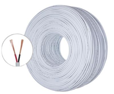 China Electronic Wholesale Pure Copper Power 2464 Raw Wire 2 Core Transparent Raw DC Power Cable en venta