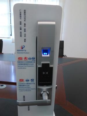 China Delux RF key card villa hotel lock fingerprint door lock for sale