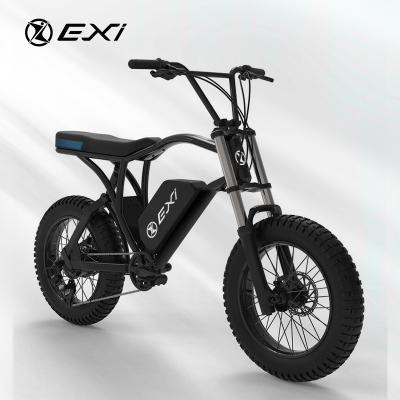 China Hot Sale 20Inch Aluminum Alloy 2023 Fat Tire E-Bike 48V 500w Electric Bicycle Top Hot Powerful Electric Bike 7 Speed for sale
