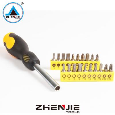 China Multifunctional Handle Plastic Screwdriver Household Branded Dexter Sonic Vibrator Crv Straight And Cross Screwdriver for sale