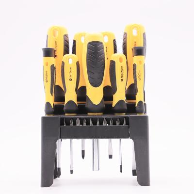 China Multifunctional Screwdriver Set 21PCS Handle Screwdriver Set Household Tool Set Plastic Handle Screwdriver Set for sale